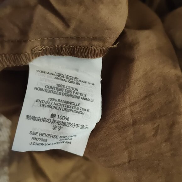 J CREW KHAKI COTTON OFF SHOULDER ONE PIECE JUMPSUIT Overalls Sz 4 EUC - Picture 10 of 11